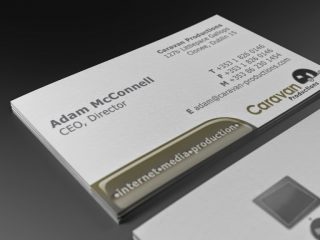 Throwback Thursday - Caravan Productions Business Cards