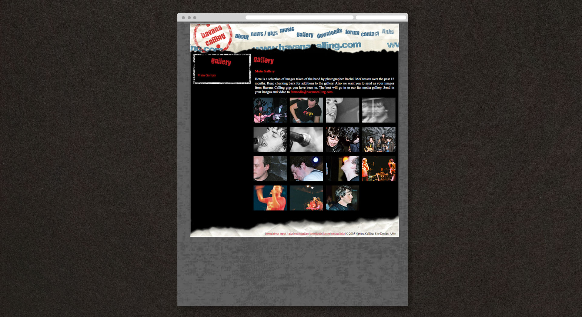 Havana Calling Website - Gallery