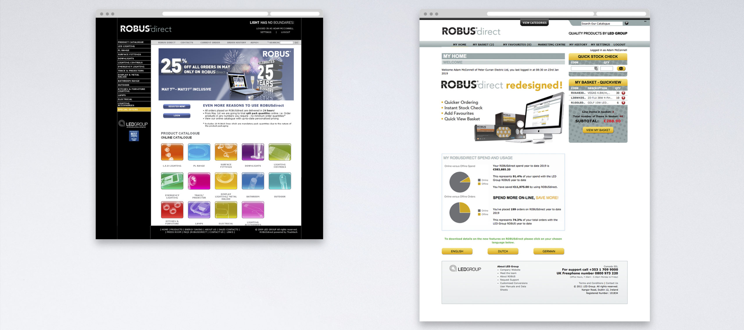 ROBUSdirect-12 ROBUSdirect V1 & V2 side-by-side